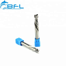 BFL Tungsten Carbide 2 Flute Up and Downcut End Mill For CNC Lathe